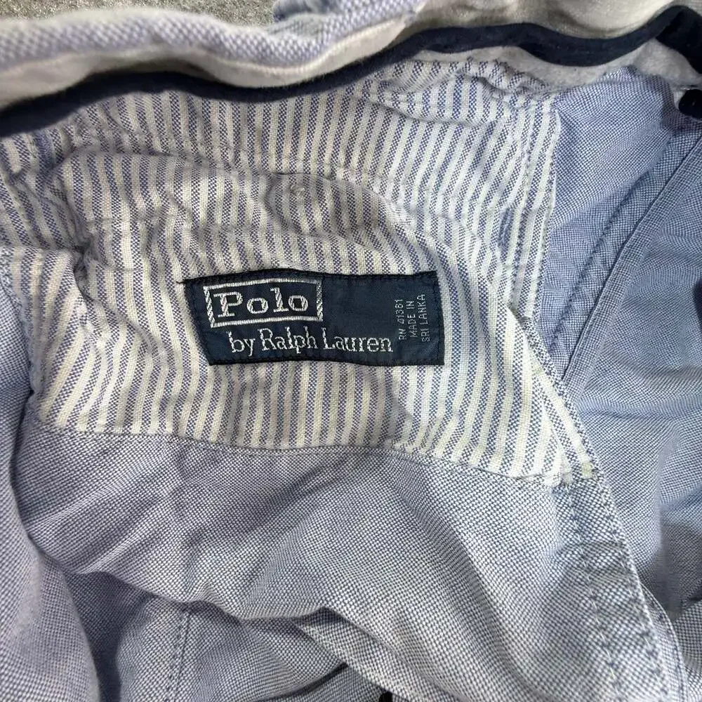 Polo by Ralph Lauren Mens Size 32 Light Blue 100% Cotton Chino Shorts